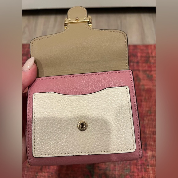 Coach Pepper Wallet in Red Colorblock - Picture 6 of 8